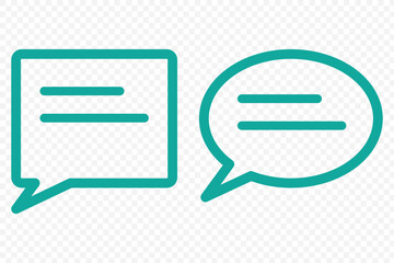 Comment Icons Vector . comments vector flat icon .  message talk bubble, communication, Conversation, icons .