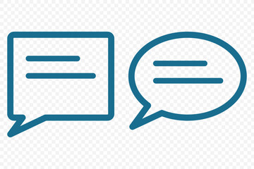 Comment Icons Vector . comments vector flat icon .  message talk bubble, communication, Conversation, icons .
