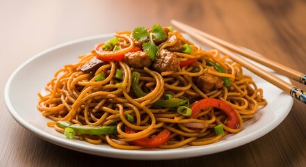 Delicious Spicy Noodles A Flavorful Asian-Inspired Dish