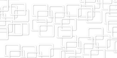 Abstract illustration of randomly arranged gray rectangle frames, Abstract seamless modern white and gray color technology concept geometric line.squares shapes with line technology line vector .