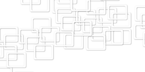 Abstract illustration of randomly arranged gray rectangle frames, Abstract seamless modern white and gray color technology concept geometric line.squares shapes with line technology line vector .