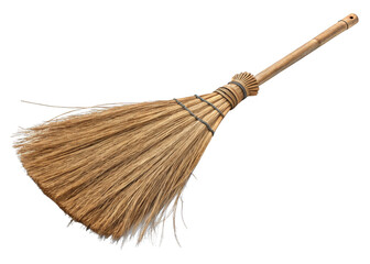 coconut-broom on a isolated transparent background