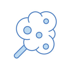 Cotton Candy Icon vector stock illustration
