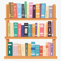 bookshelf with books