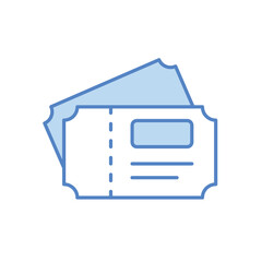 Admission Ticket Icon vector stock illustration