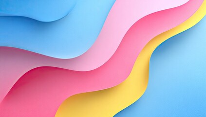 Abstract wavy pastel background