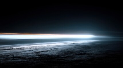 Light streak abstract