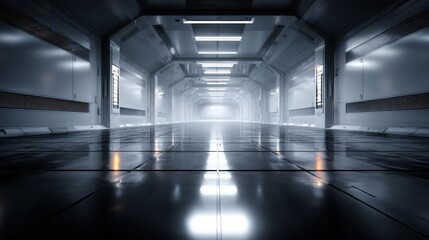 Obraz premium Futuristic corridor