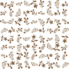Tropical seamless pattern featuring hibiscus blooms and monstera foliage. Ideal for textile prints, wallpapers, wrapping paper, and summer designs