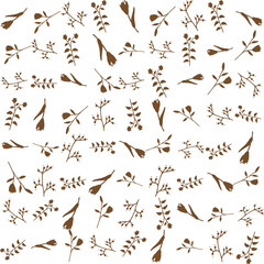 Tropical seamless pattern featuring hibiscus blooms and monstera foliage. Ideal for textile prints, wallpapers, wrapping paper, and summer designs