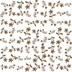 Tropical seamless pattern featuring hibiscus blooms and monstera foliage. Ideal for textile prints, wallpapers, wrapping paper, and summer designs