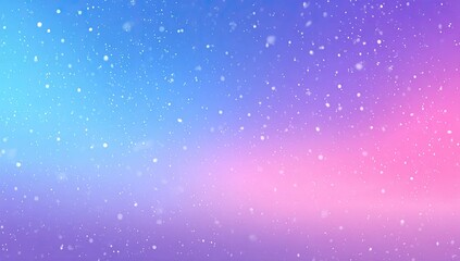 Soft, pastel gradient with snowflakes