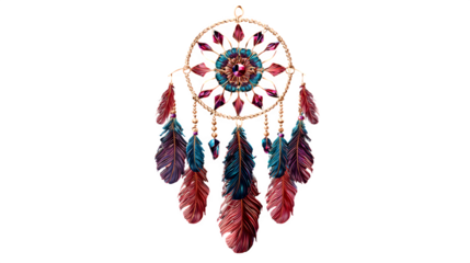 A decorative dreamcatcher