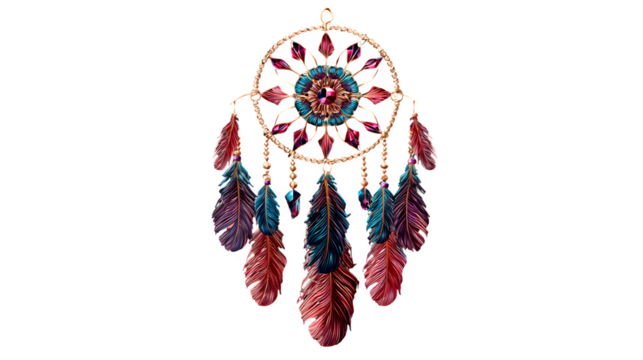 A decorative dreamcatcher