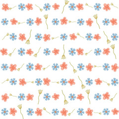 Seamless botanical design with tropical hibiscus and monstera. Perfect for vibrant summer backgrounds, wallpapers, fabric, and creative surface patterns