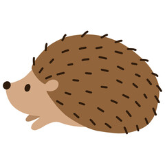 Hand drawn hedgehog cartoon illustration  © GOOKKIK