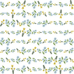 Seamless botanical design with tropical hibiscus and monstera. Perfect for vibrant summer backgrounds, wallpapers, fabric, and creative surface patterns