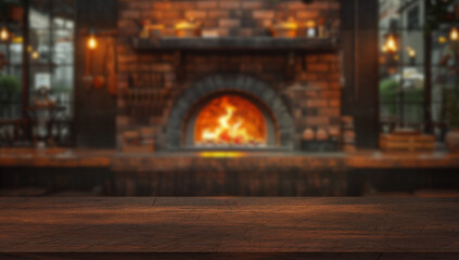 Dark wooden tabletop and worktop with clean white background, perfect for minimalist product mockups.