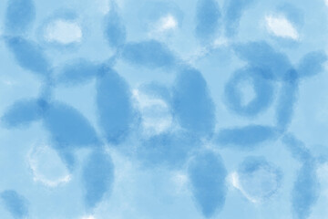 やさしい和柄の藍色背景素材