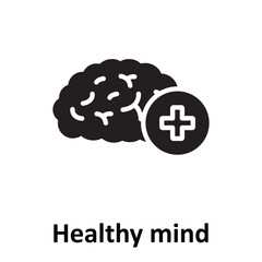 Healthy mind Vector Icon which can easily modify or edit