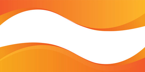 Abstract orange wavy business background. Vector illustration