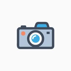 camera icon fully editable vector template