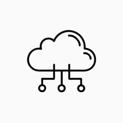 cloud computing icon 