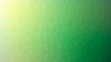 緑色のグラデーションのポリゴン背景
