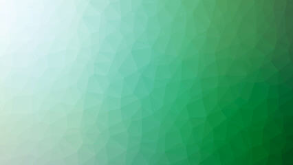 緑色のグラデーションのポリゴン背景