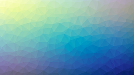 緑や青のグラデーションのポリゴン背景