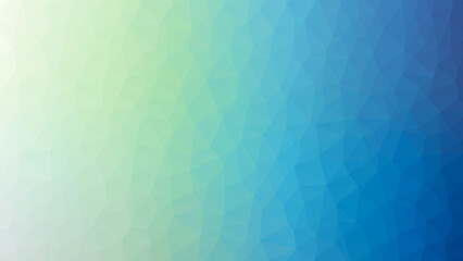 緑や青のグラデーションのポリゴン背景