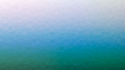 緑や青のグラデーションのポリゴン背景