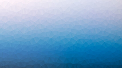 青のグラデーションによるポリゴン背景