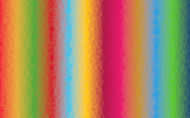 SDGsをイメージした配色のポリゴン背景