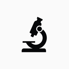 microscope icon sign design