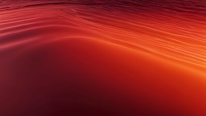 Sunset orange to wine red gradient with soft ripple waves radiates warmth and movement with elegant flow
