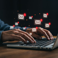 Cybersecurity and Data Security Alerts on Digital Interface