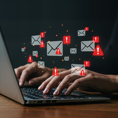 Cybersecurity and Data Security Alerts on Digital Interface