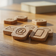  Digital Communication and Online Presence Symbols