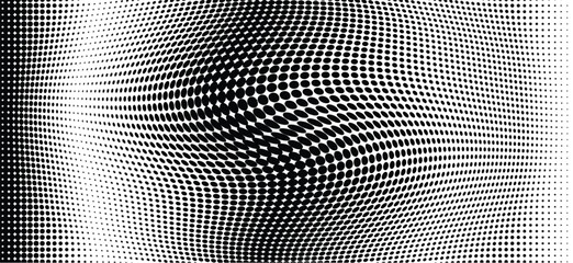 Grungy halftone dots pattern texture background
