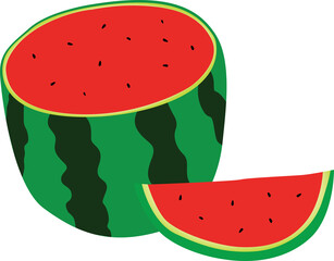 수박 일러스트 