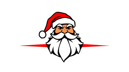 Cartoon Santa Claus Character Icon Collection – Christmas Vector