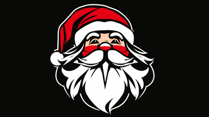 Cartoon Santa Claus Character Icon Collection – Christmas Vector