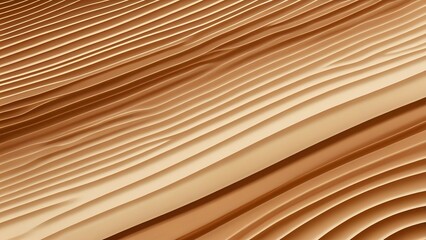 Cream beige to soft bronze gradient with horizontal ripple lines offers a grounded and premium fluidity