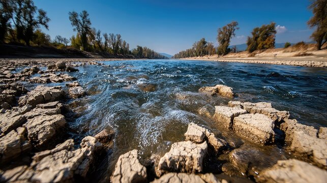 Climate change and the impact on freshwater resources include altered precipitation patterns, reduced snowpack, and contamination, posing risks to drinking water, agriculture, and ecosystem health.