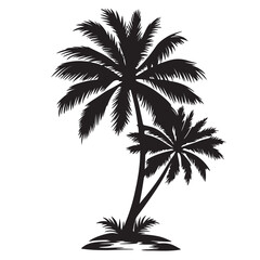 plam tree silhouette