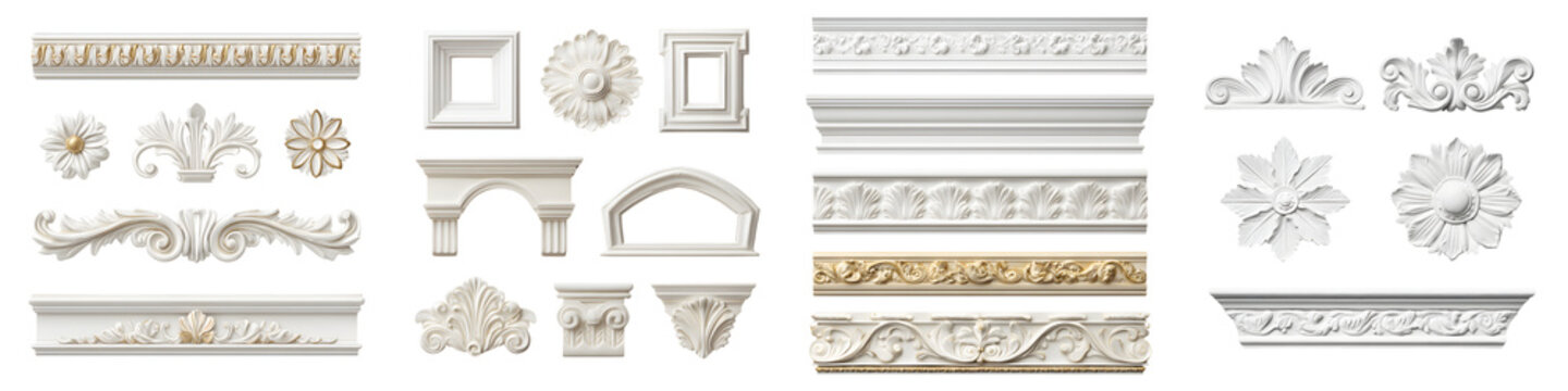 Ornate Plaster Moldings: Decorative Elements for Interior Design