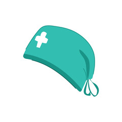 Fototapeta premium cotton surgical cap cartoon vector illustration