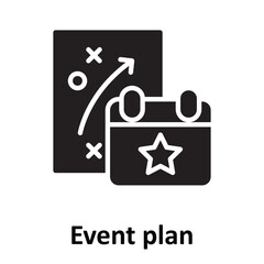 Event plan Vector Icon which can easily modify or edit