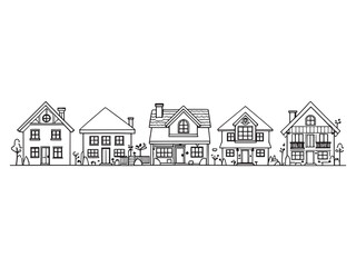 Simple vector illustration of a tiny cozy house